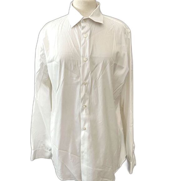 Bundle of x2 Akbar White Blouse Long Sleeve Button Closure Front Pocket Size M - Picture 1 of 8